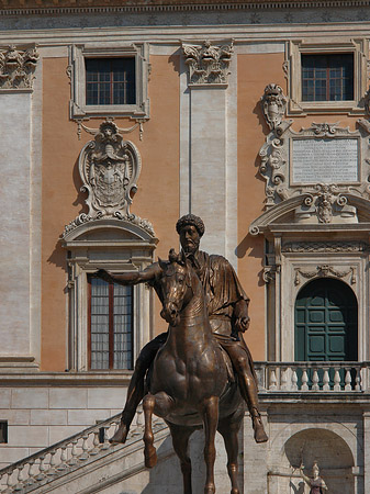 Marc Aurel Statue vor dem Kapitol - Latium (Rom) (Rom)
