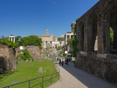 Weg ins Forum Romanum - Latium (Rom) (Rom)